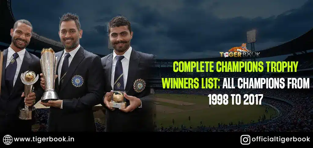 Champions Trophy winners list