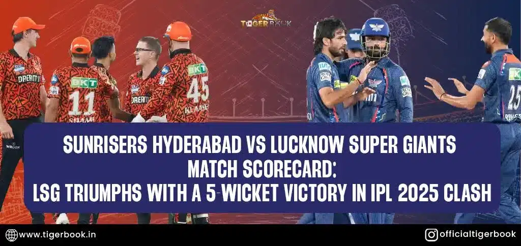 Sunrisers Hyderabad vs Lucknow Super Giants Match Scorecard | Sunrisers Hyderabad vs Lucknow Super Giants match | Sunrisers Hyderabad vs Lucknow Super Giants | lsg vs srh scorecard