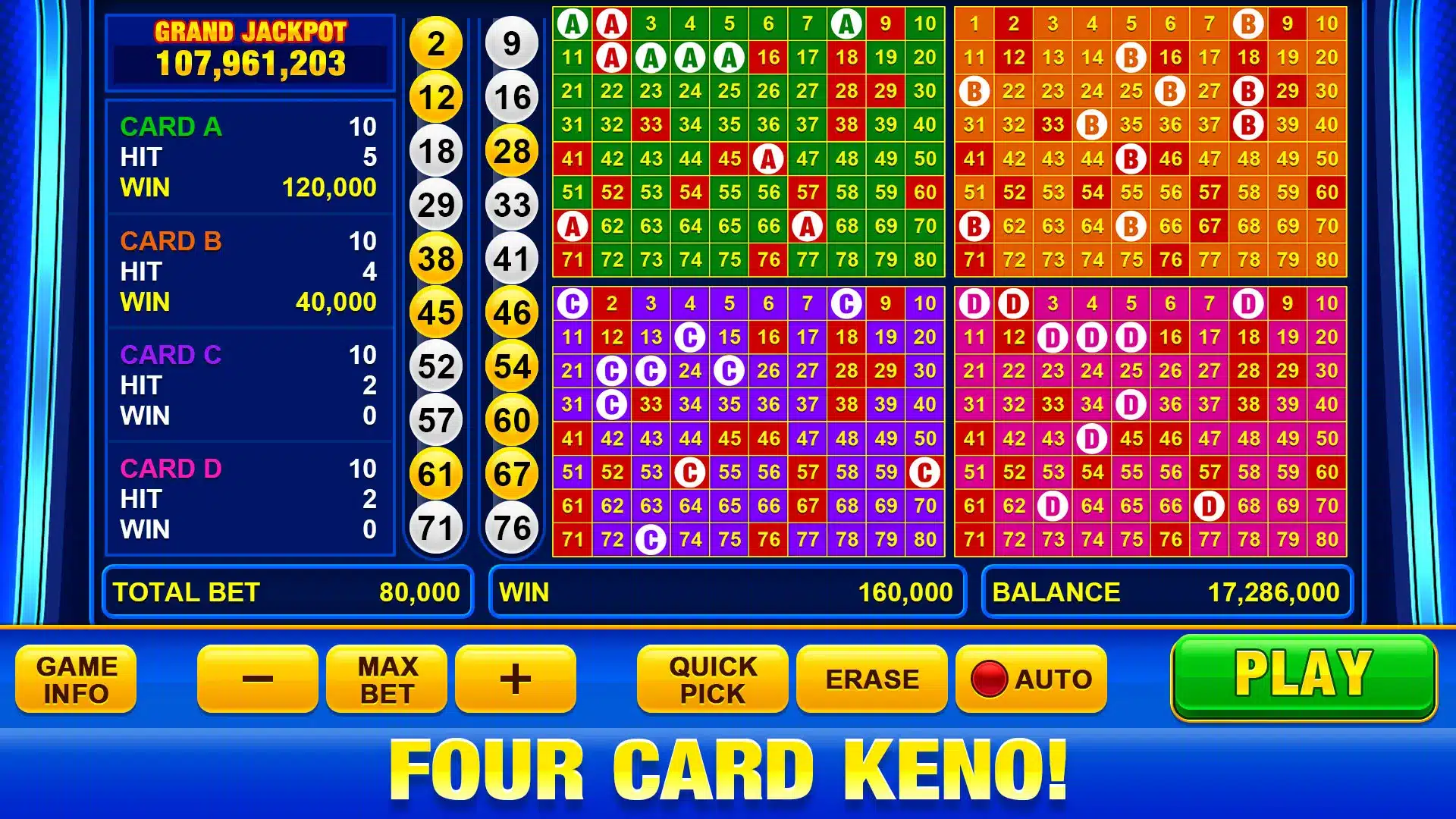 Keno Game Rules