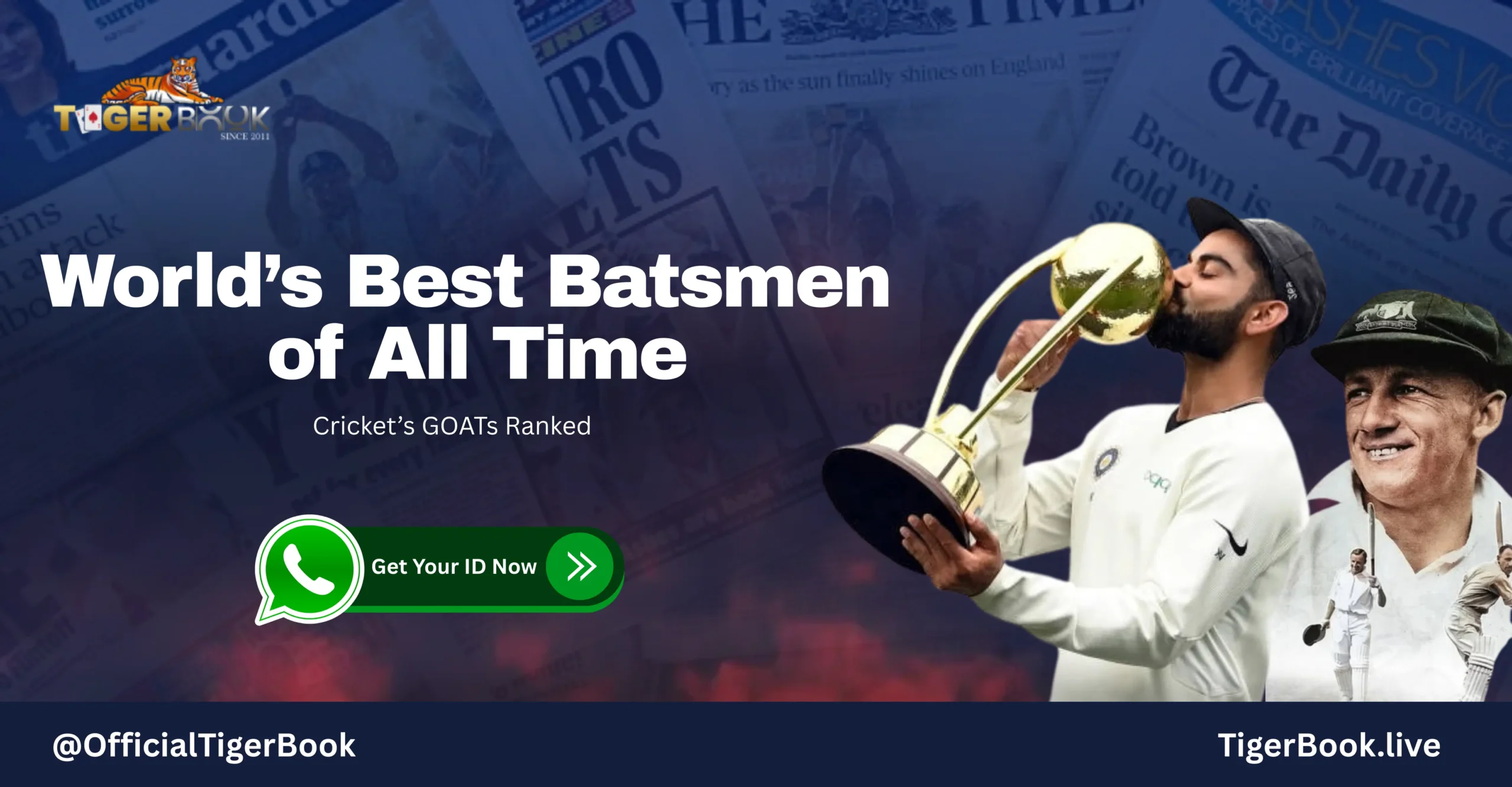 Worlds Best Batsmen of All Time