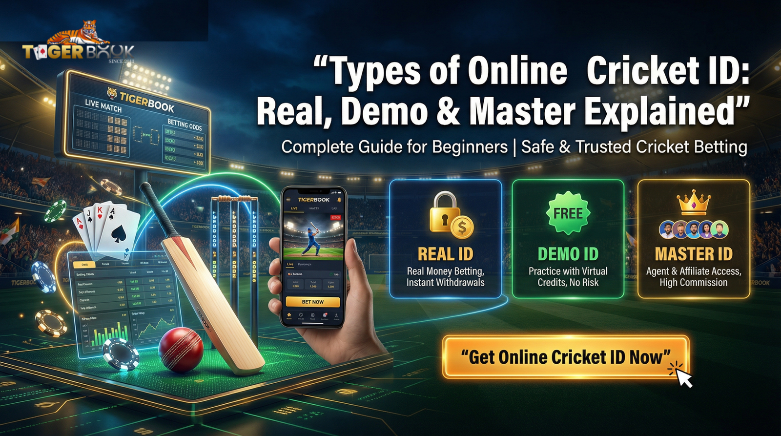Types Of Online Cricket ID – Complete Guide for Beginners